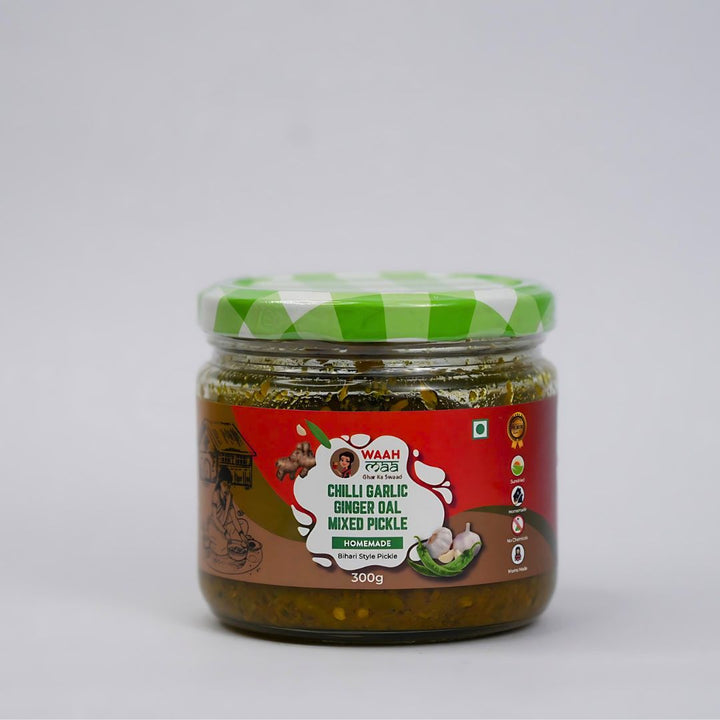 Authentic Chilli Garlic Oal Mix Pickle | Homemmade By Mom